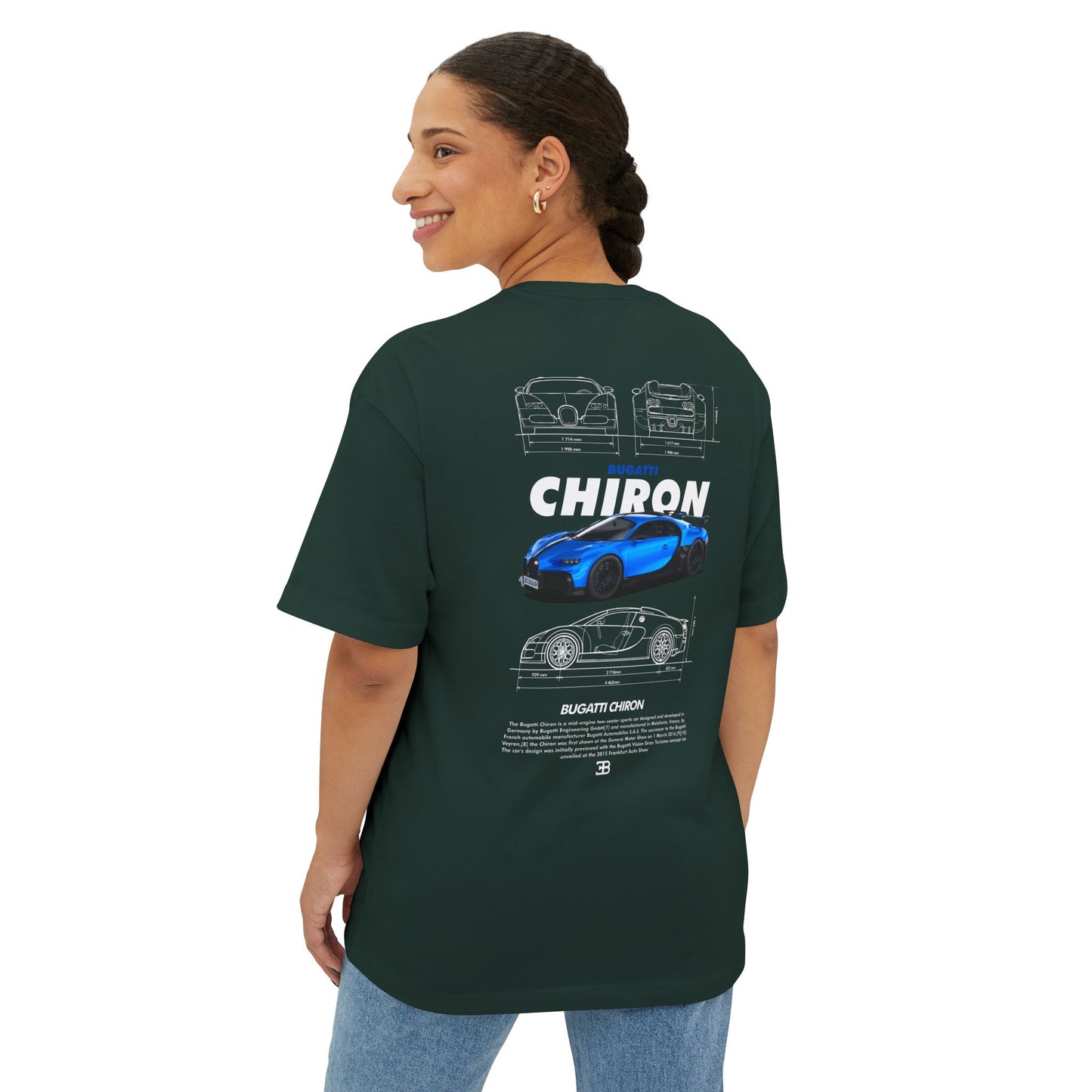Bugatti Chiron - Unisex Oversized Boxy Tee