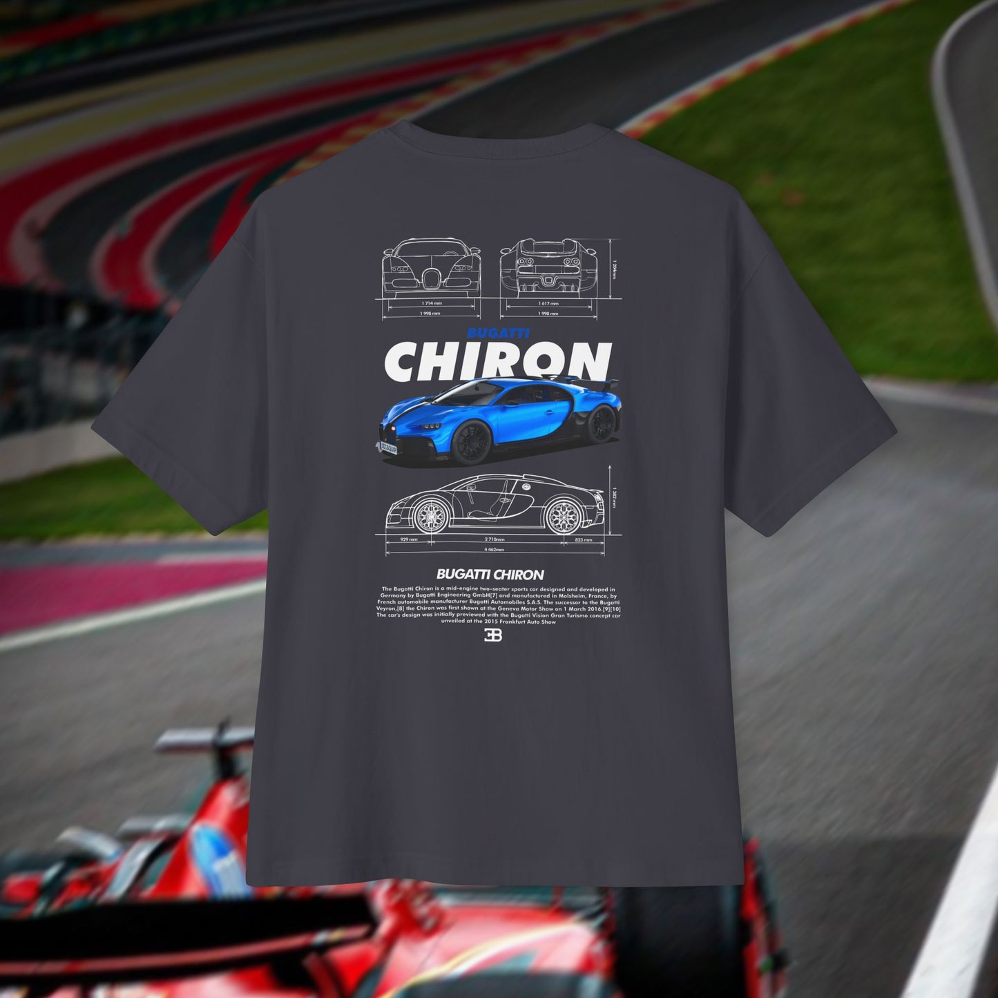 Bugatti Chiron - Unisex Oversized Boxy Tee