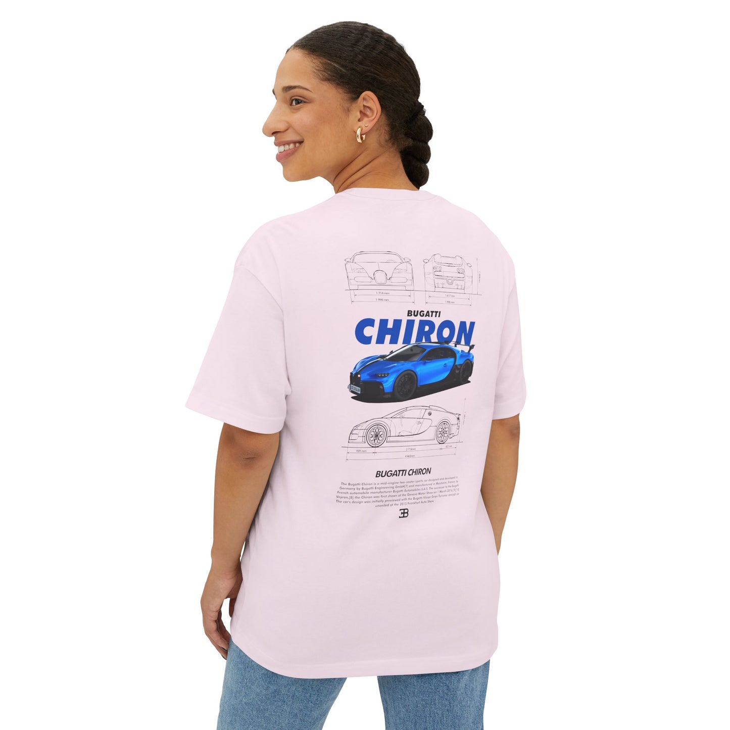 Bugatti Chiron - Unisex Oversized Boxy Tee