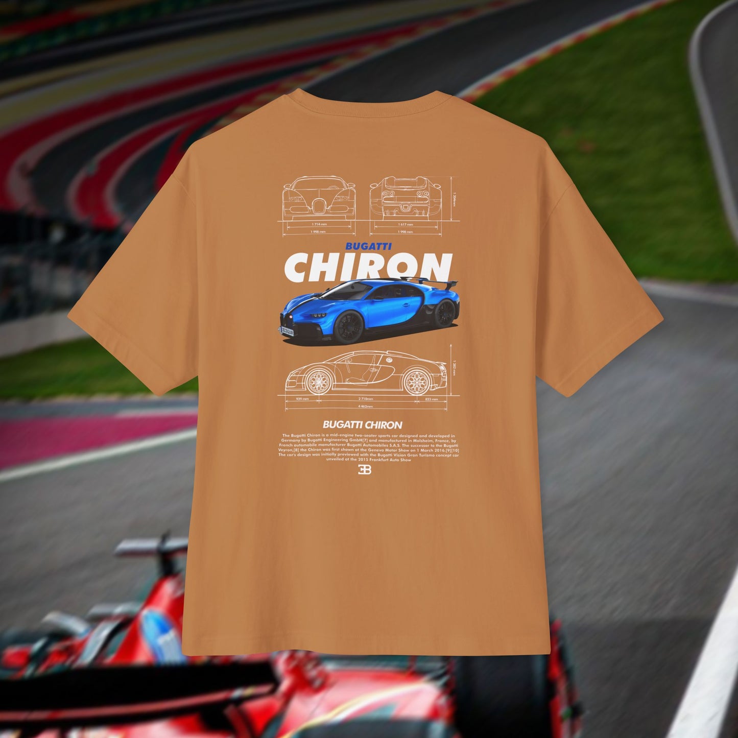 Bugatti Chiron - Unisex Oversized Boxy Tee