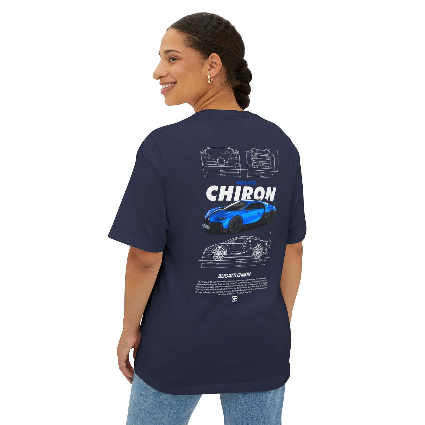 Bugatti Chiron - Unisex Oversized Boxy Tee