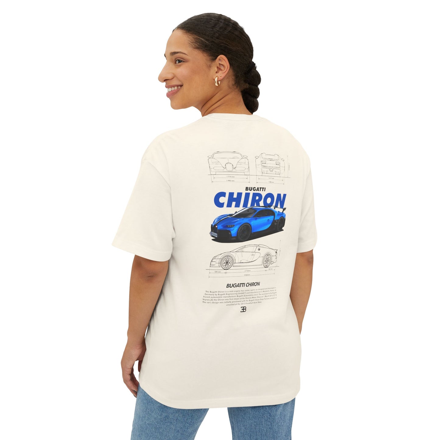 Bugatti Chiron - Unisex Oversized Boxy Tee