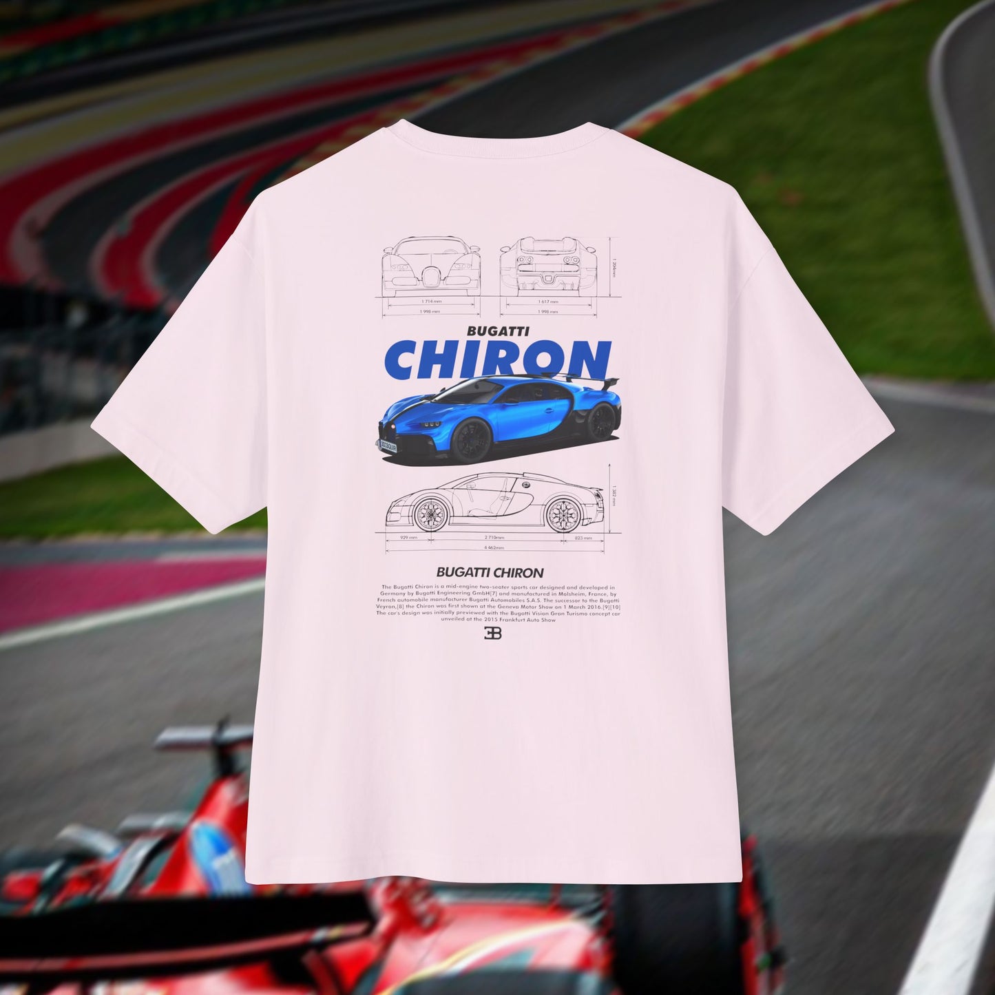 Bugatti Chiron - Unisex Oversized Boxy Tee