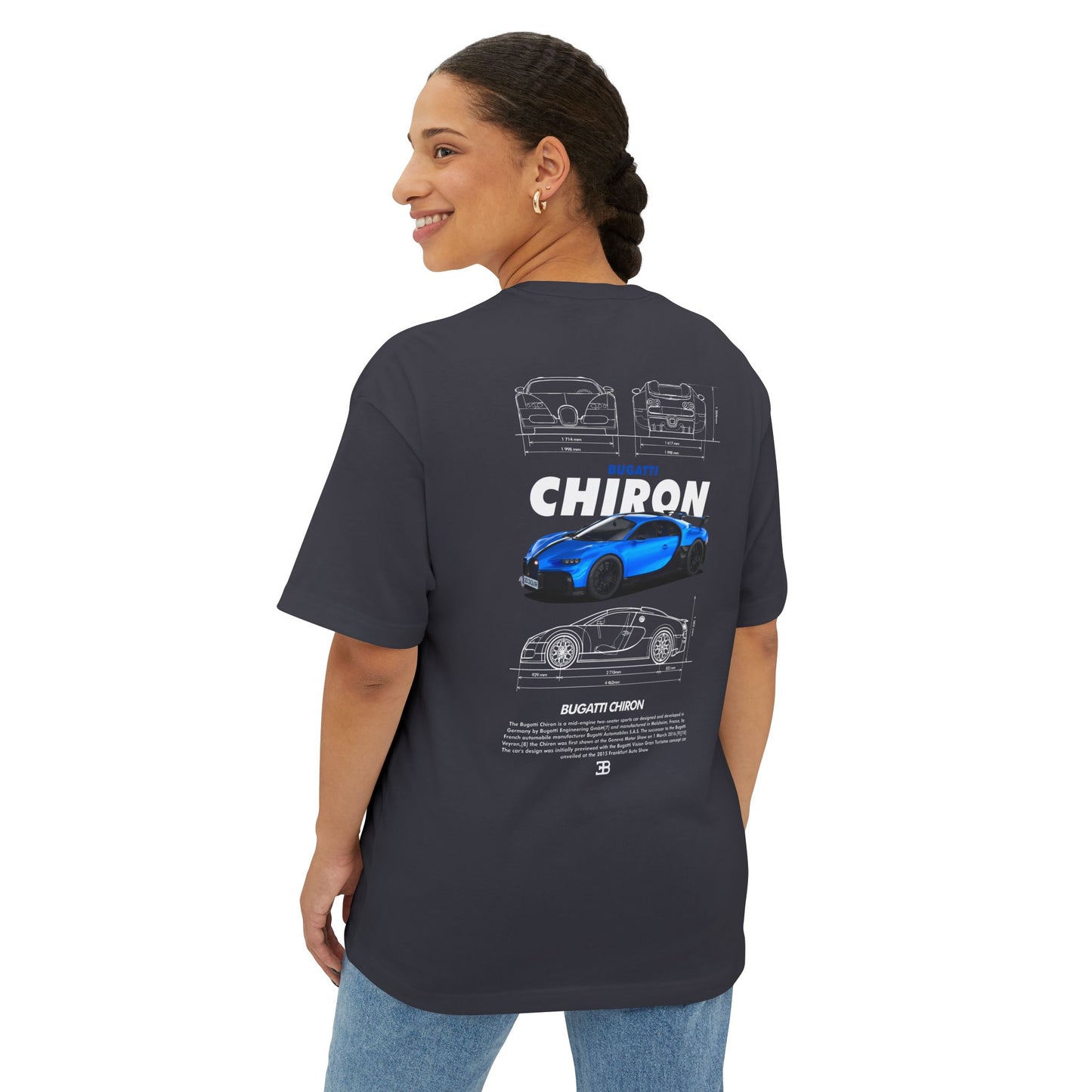 Bugatti Chiron - Unisex Oversized Boxy Tee