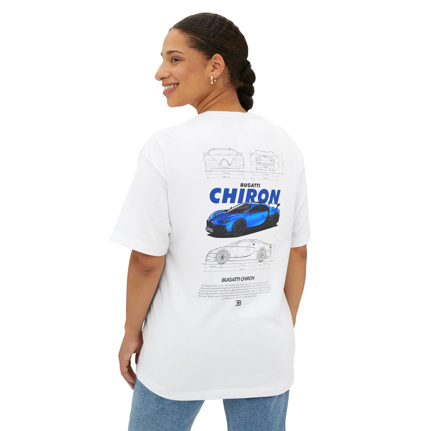Bugatti Chiron - Unisex Oversized Boxy Tee