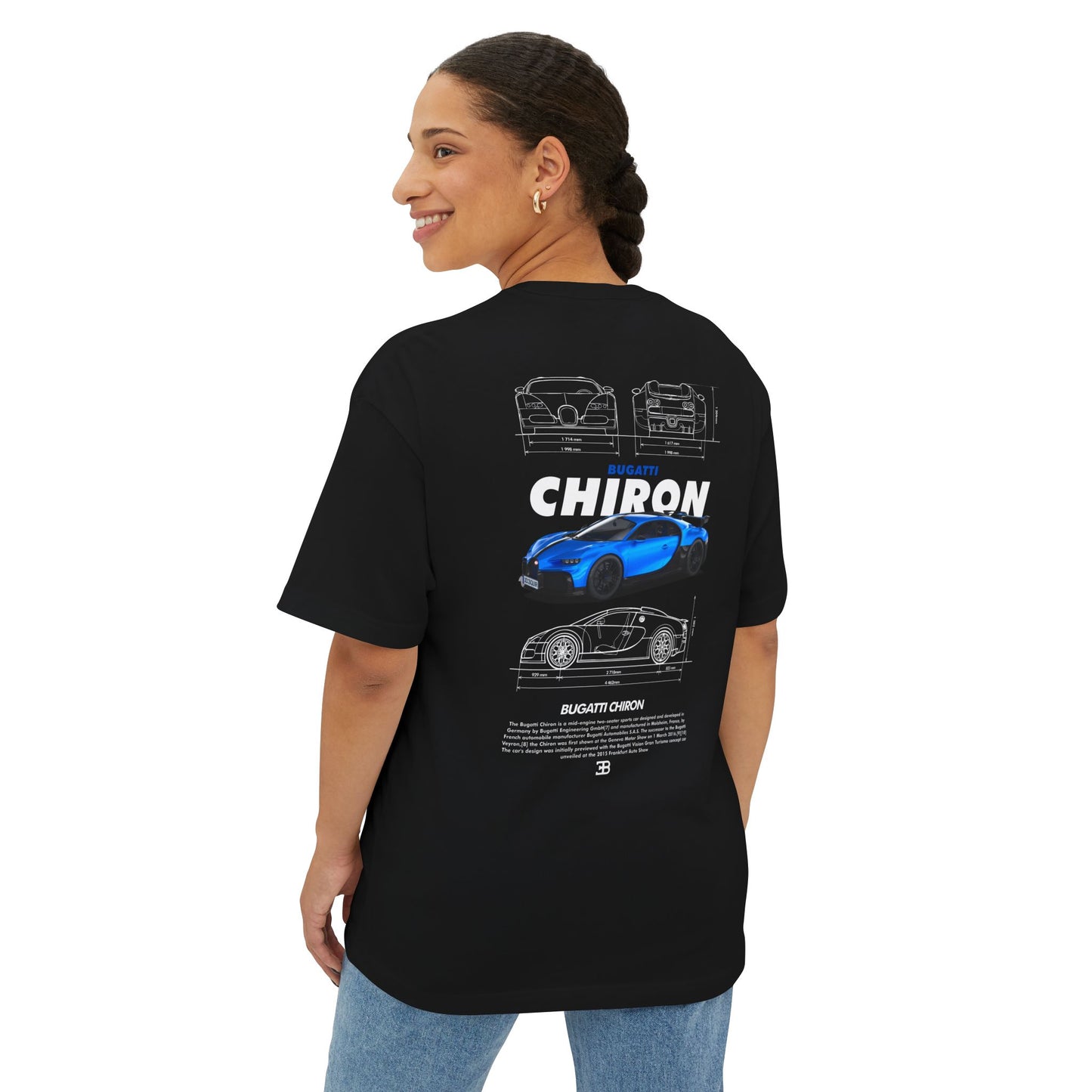 Bugatti Chiron - Unisex Oversized Boxy Tee