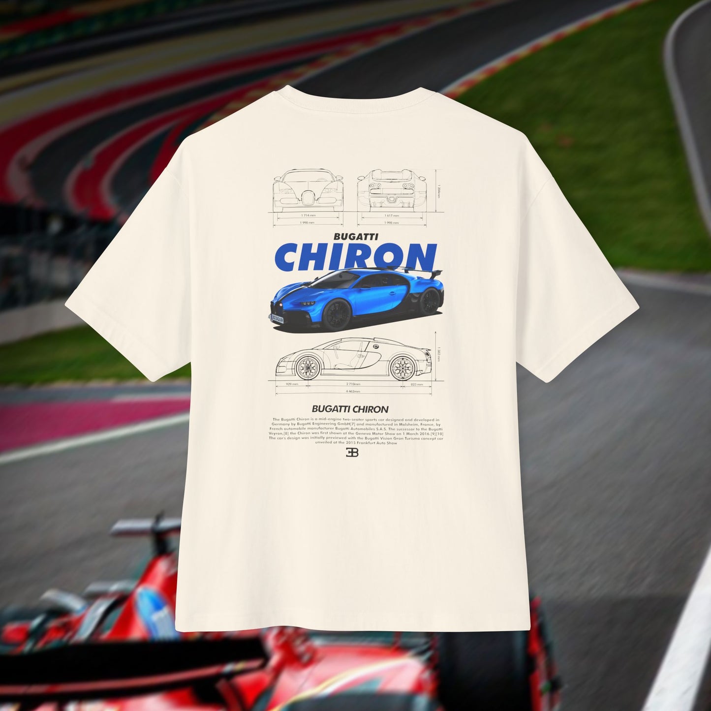 Bugatti Chiron - Unisex Oversized Boxy Tee
