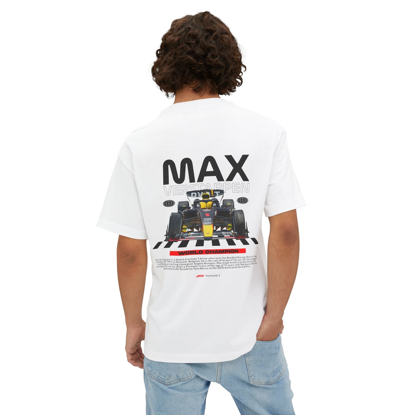 Max Verstappen - Unisex Heavyweight Oversized T-Shirt