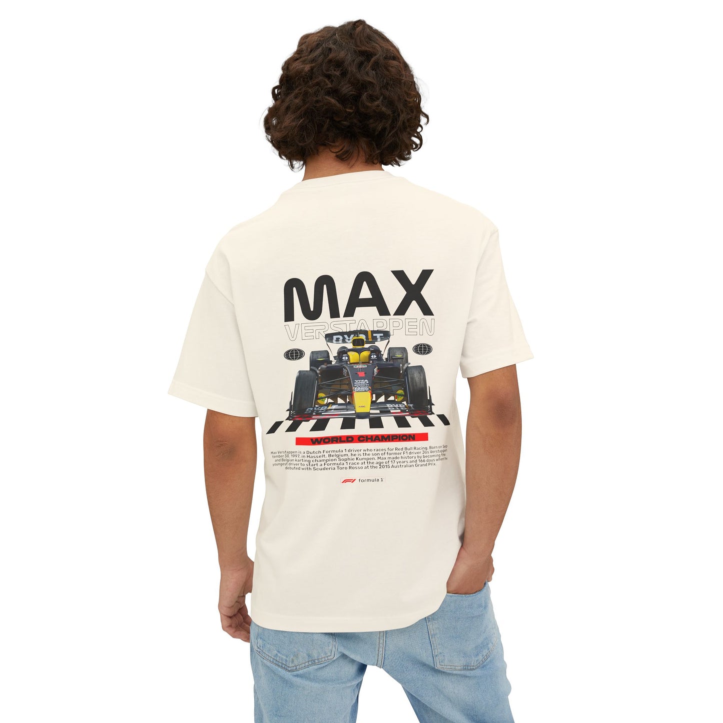 Max Verstappen - Unisex Heavyweight Oversized T-Shirt