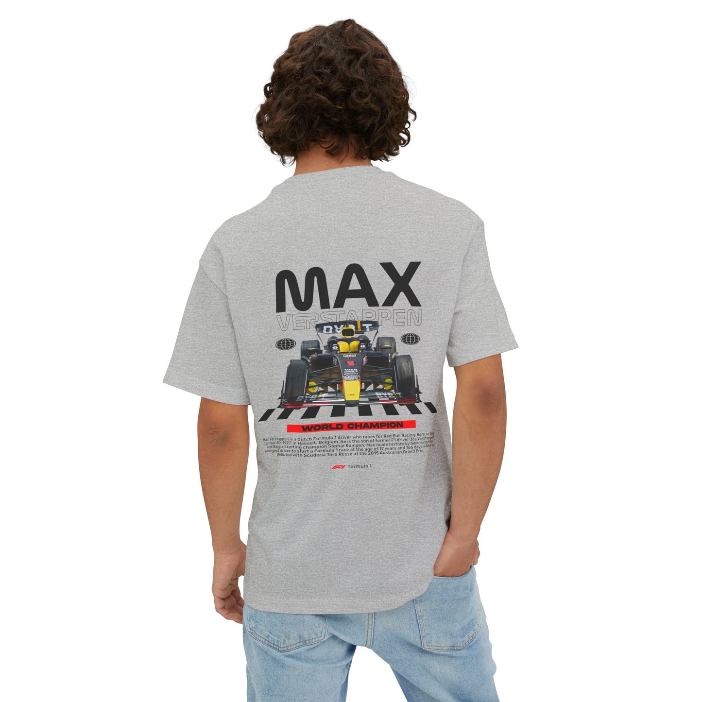 Max Verstappen - Unisex Heavyweight Oversized T-Shirt