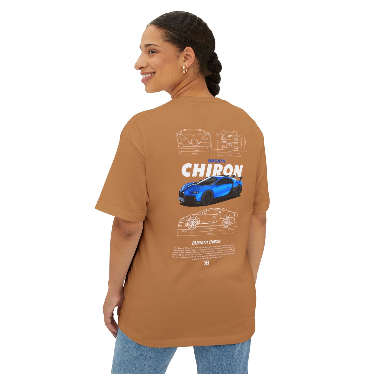 Bugatti Chiron - Unisex Oversized Boxy Tee