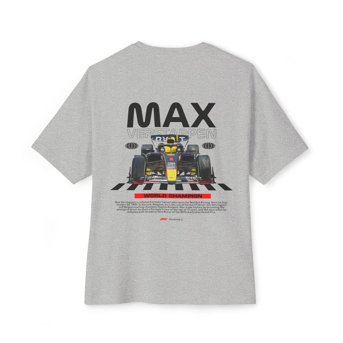Max Verstappen - Unisex Heavyweight Oversized T-Shirt