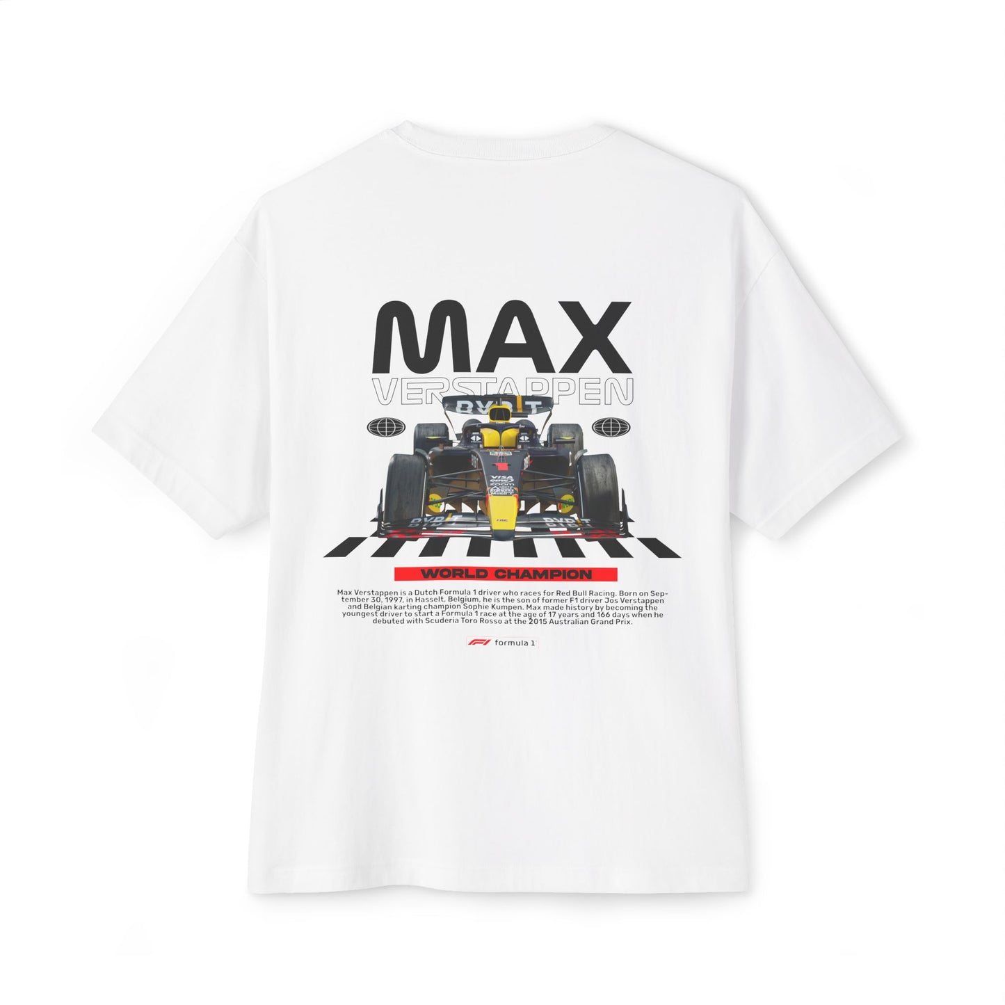 Max Verstappen - Unisex Heavyweight Oversized T-Shirt